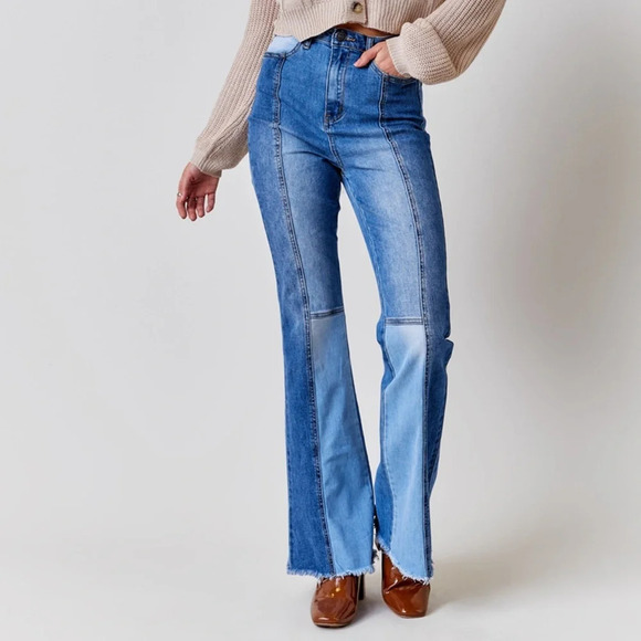 Harper Heritage Split Wash Flare Jeans size 27 - Picture 5 of 5